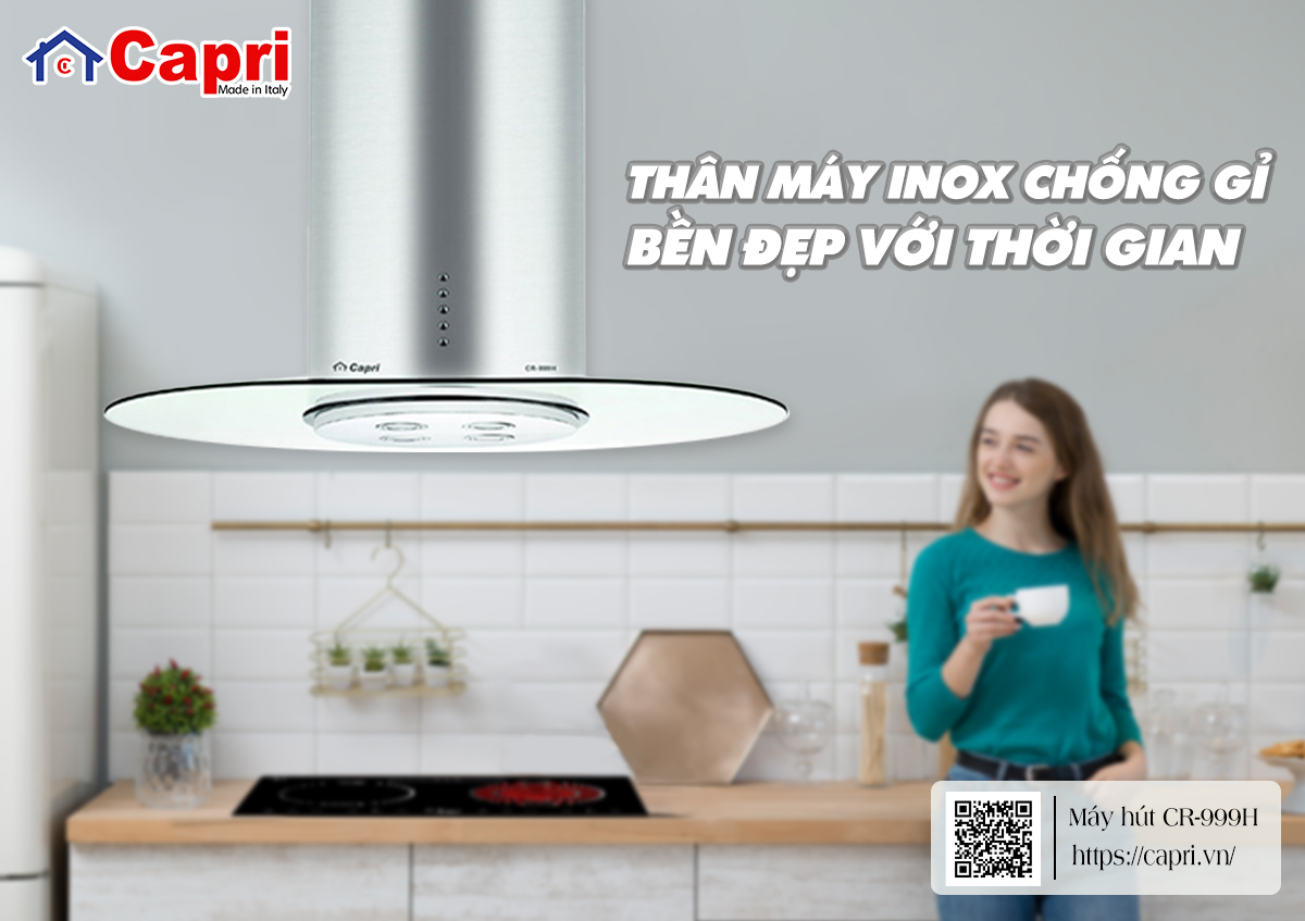 Máy hút mùi hình ống nhập khẩu
